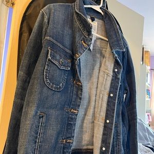 Jcrew Jean jacket sz XL